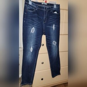 "Twenty-one Black Jeggings"